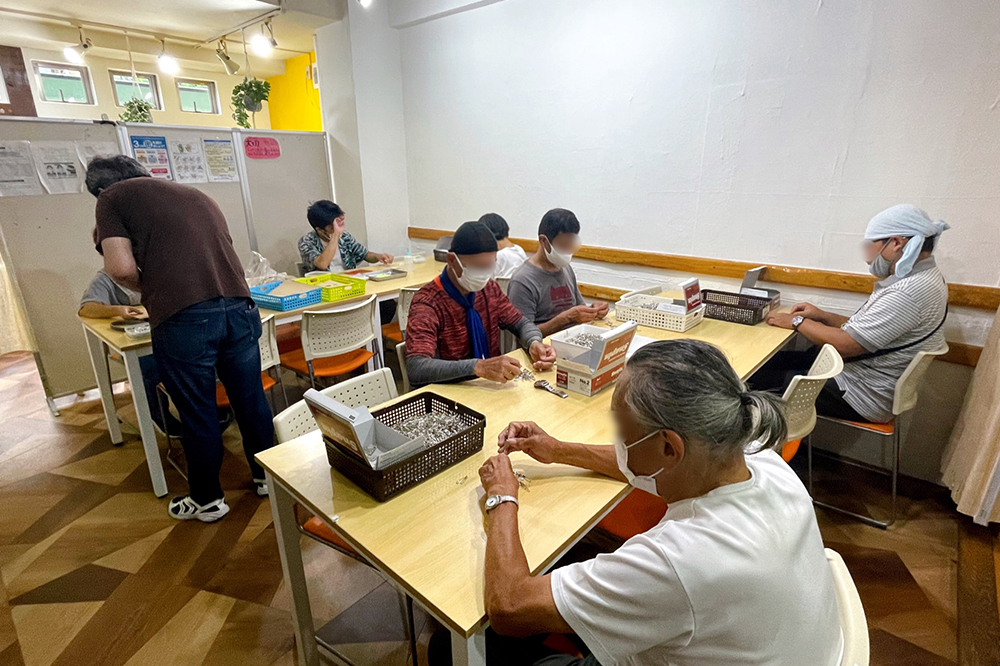 軽作業の様子