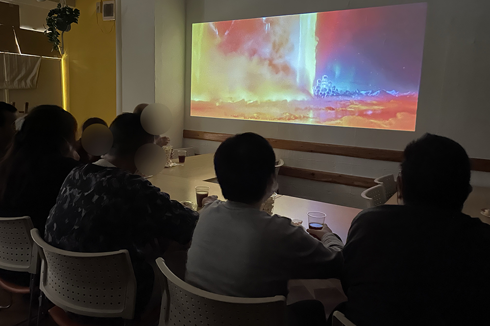 余暇活動の様子