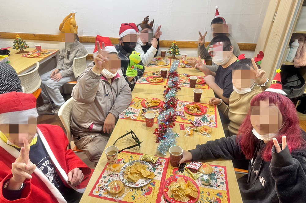 余暇活動の様子